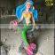 Glass fibre reinforced plastic film figure sculpture Mermaid sculpture