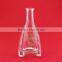 Wholesale hot sale boston glass bottles bowling shape beverage bottles liquor bottles cork 500ml