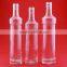 Best selling 700ml apricot shape bottles swing cap glass water bottles milk short neck bottle