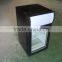 Black finish single glass door display fridge showcase