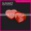 Ruby Siam Color Flat Back Heart Shape Acrylic Rhinestones