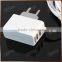 Private Custom LED Logo Dual USB Wall Charger With Cable
