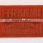 Premier denim classic engraved logo PU leather patch label