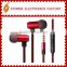 Metallic TPE Flat cable earphones&ear buds with mic from Factory