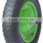 high quality wheelbarrow rubber wheel 400-8 PU