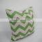Latest design zigzag printed pillow case custom home decorative cushions covers