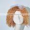 Halloween Short Blond Remy Afro Curls Wig Synthetic Costume Wig N277