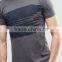 Mens Custom Fashionable 100% cotton printing stock Gray 180gsm t-shirt printing