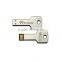 Mini key usb flash drive, cheap usb key flash drive with keychain, metal key usb pen drive wholesale
