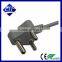 AC power cable US UK EU Korea South Affrica plug cable with 2 prong or 3 prong 1.2m 1.5m 1.8m ac cord