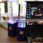 New arrival glitter crystal clear powered speaker, led dancing water portable speaker