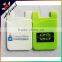Mobile phone silicone card pocket wallet,custom logo silicone smart wallet