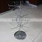 3 Tiers Black Rotating Organizer Jewelry Display Stand factory