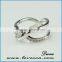 Hot Cubic Zirconia Engagement Wedding arrow Ring Gift