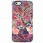 For iPhone 6 4.7 inch combo case tree lotus designs hard cover, iFace mall relief designed cases for iphone 6 plus 5.5