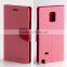 High Quality mercury goospery leather case for Note4, Newest Shockproof Credit Card Slots Case