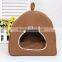 Soft plush Small Cotton Soft Dog Cat Pet Bed House