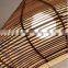 Fashion Iron Cage Pendant Lights With Ratton