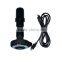 MEM1300FA microscope USB digital camera equipped with a flexible C-mount parfocal adapter and relay lens