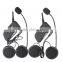 2016 new 2 x V6 Multi BT Interphone 1200M Motorcycle Bluetooth Helmet Intercom intercomunicadores interfones headset for 6 Rider