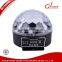 latest style 360 degrees rotating LED crystal magic ball light mini RGB mini Disco DJ Ball Stage Lighting wholesale
