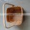 2014 Best-selling! Small wooden baskets with handle for promotion