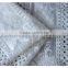 Newest White embroidered poly guipure lace fabric for garment