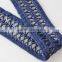 5.5cm Navy Rubber Guipure Braid Ribbon Embroidery Lace Trim