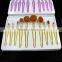 NEW design foundation brush for makeup synthetic oval bling makeup brush 10pcs