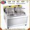 fish and chips fryers with Double baskets induction fry machine|industrial electric fryer