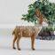 Custom cute unstuffed plush outside target movable plastic outdoor christmas white reindeer decorations