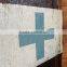 reclaimed wooden door stop
