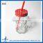 cheap recycled bulb juice fox shape glass mason mug