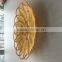 Wholesale Handmade Cheap Weaving Round Plastic Serving Tray