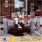 Ebony lacquer dining furniture, Royal dining room furniture, High end furniture dining room sets