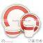 New design hand painting stoneware dinner set for home use daily use handpainted dinner set