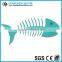 Fish shaped magnetic soap holder, eco-friendly silicone soap keeper for bathroom