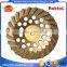 150mm turbo row waved spiral diamond grinding disc cup wheel for concrete floor 6" cutting tools abrasive polishing grinder