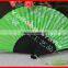 Handmade Chinese fabric folding fan