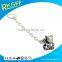 manufacturing baby supplies cute little bear zinc alloy baby pacifier clip