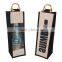 one bottle wine juco laminated juco bag with window/juco wine bag wholesale