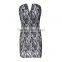 Strapless Off the shoulder Slim Mini Lace Sexy fashion Evening Dresses