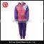 OEM garment Pu fleece hood apparel girls sets clothing