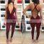 Runwaylover 006 Sexy Summer Playsuits 2017 Ladies Deep V-Neck Backless Jumpsuits