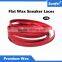 High Top Premium Custom Waxed Flat Sneakers Laces for Ankle Boots - Best Wax Shoes Laces for Cemented Sport Shoes - Red