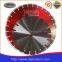 Middle size laser saw blade for asphalt