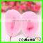 oem hot sale cute oval pink plush hair clip for kid factory wholesale