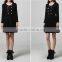 New fashion ladies dress coat korean design thick warm korean girl winter dress coat