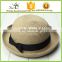 vintage women summer sun beach hat straw curved brim bowler visor hat