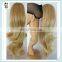 Womens Party Fancy Dress Long Wave Blonde Synthetic Hair Ponytails HPC-0137